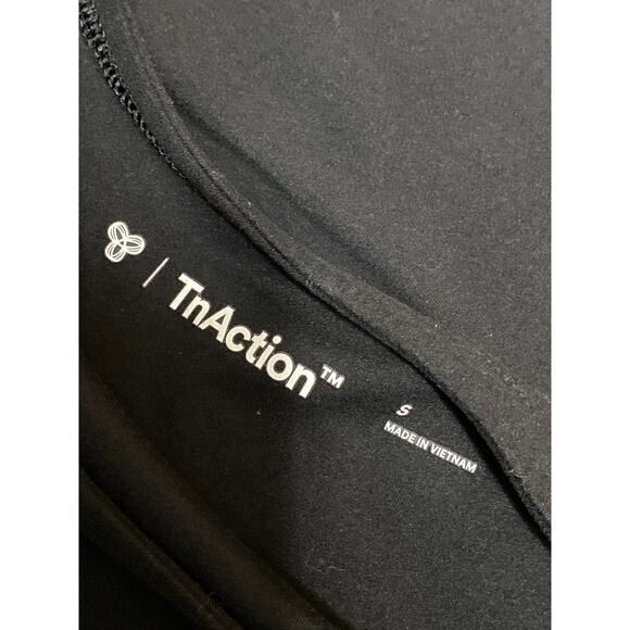 Aritzia TNA Action Women's Black Crewneck Short Sleeve Crop Tee T-shirt Top Sz S - Picture 4 of 4